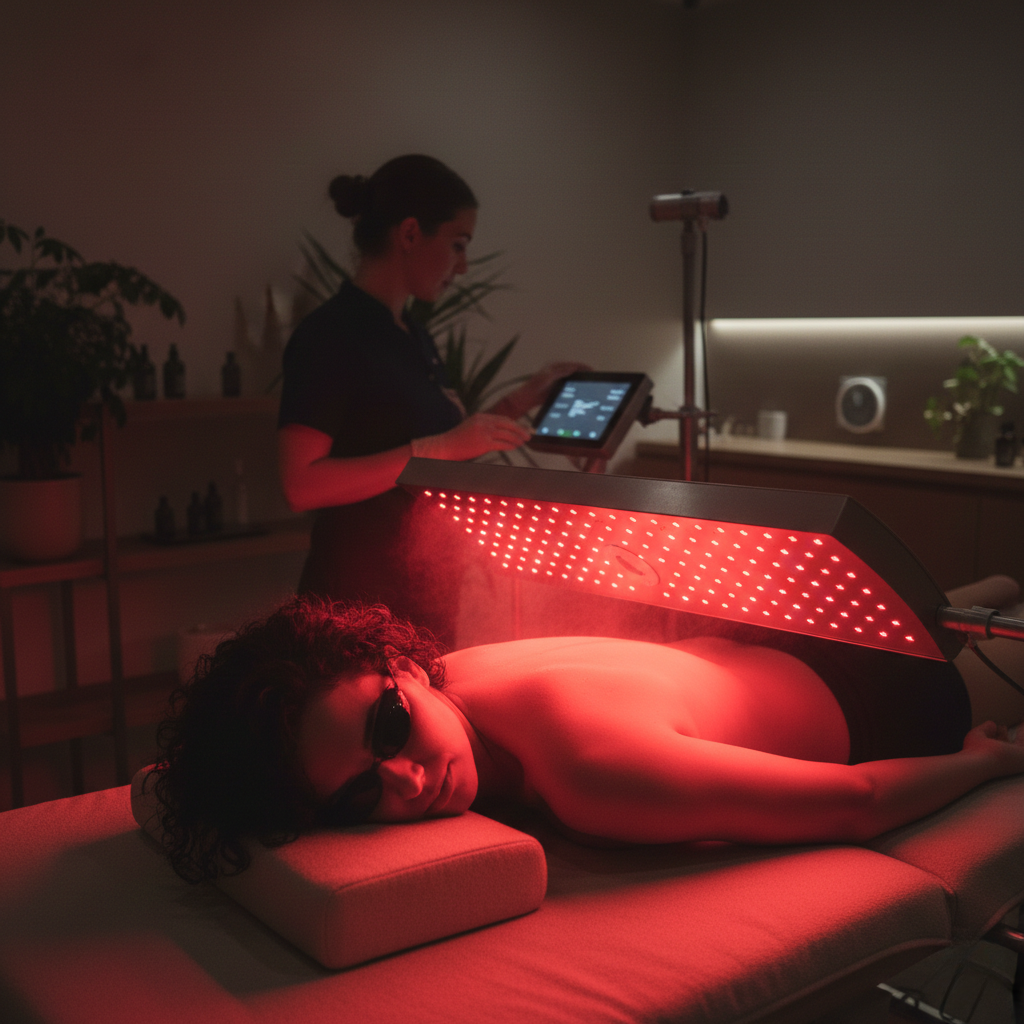 Professional Red Light Therapy Session